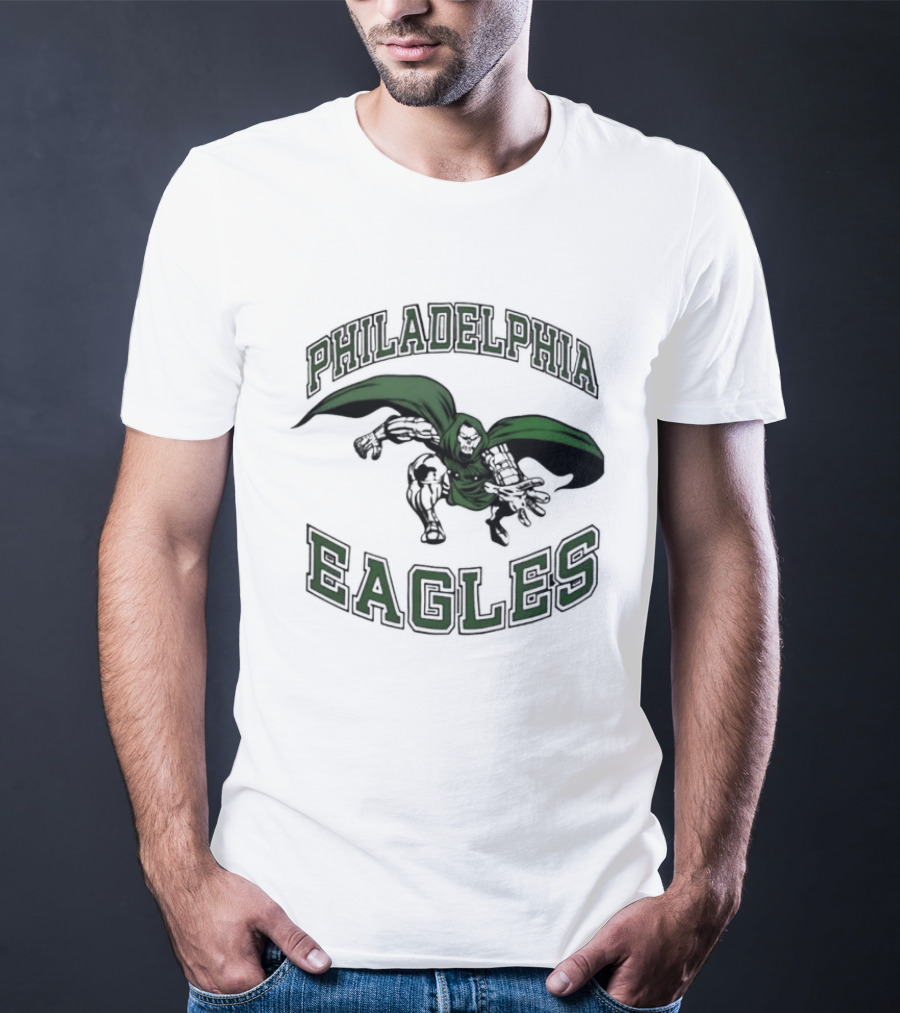 Philadelphia Eagles 2026 Doom Football Fan Gear T-Shirt