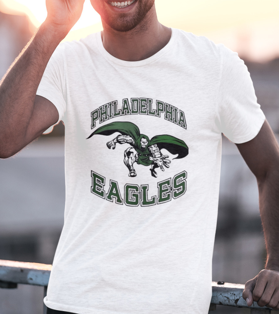 Philadelphia Eagles 2026 Doom Football Fan Gear T-Shirt