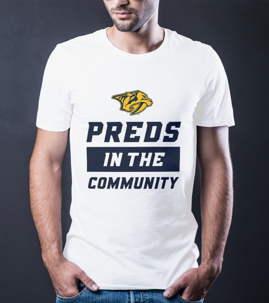 Nashville Predators 2026 Preds In The Community Initiative T-Shirt