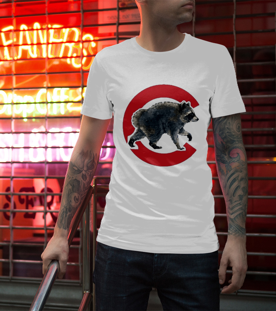 Cubs C Raccoon Jimothy T-Shirt