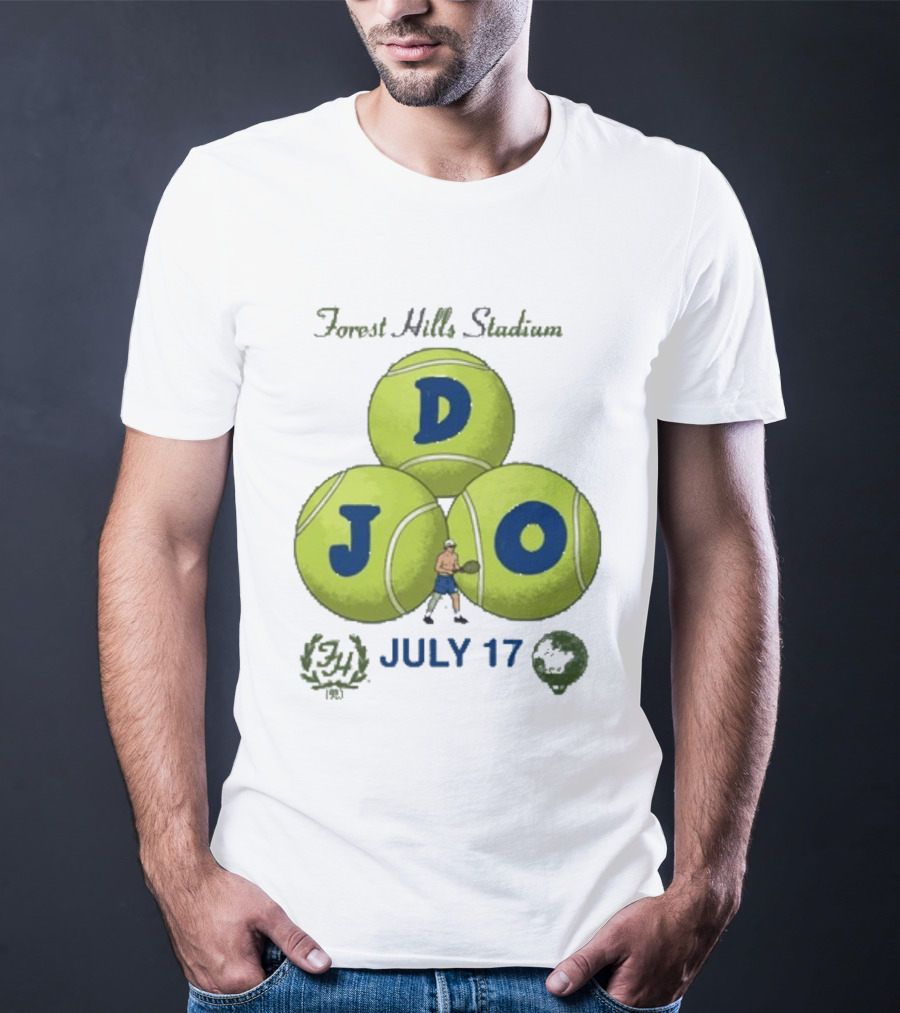 Forest Hills Stadium July 17 Tennis Event T-Shirt