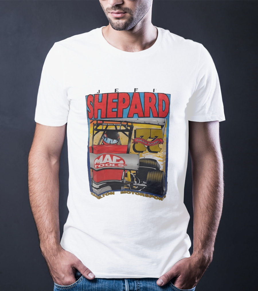 Jeff Shepard Mac Tools World Of Outlaws Racing Hamilton Motorsports T-Shirt