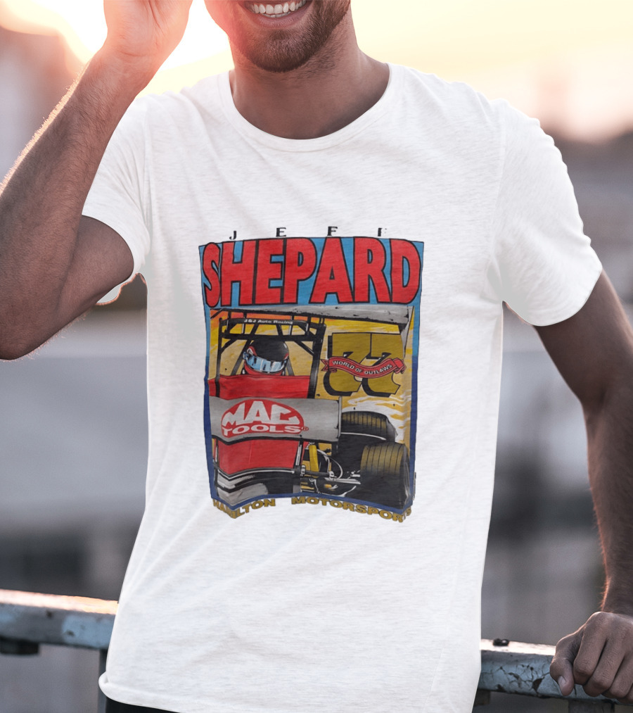 Jeff Shepard Mac Tools World Of Outlaws Racing Hamilton Motorsports T-Shirt