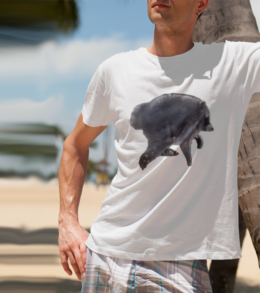 Jimothy Club Basic Bear Walking T-Shirt