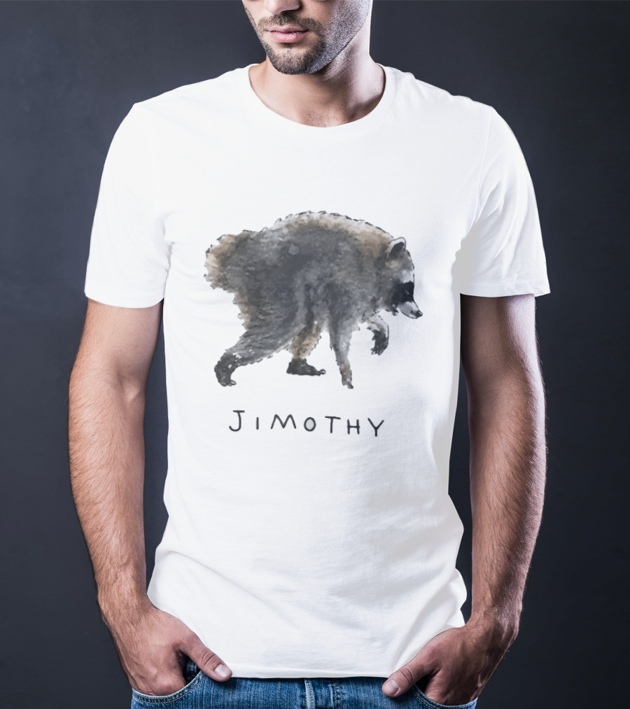 Jimothy Raccoon Viral Seattle Artwork Trend T-Shirt