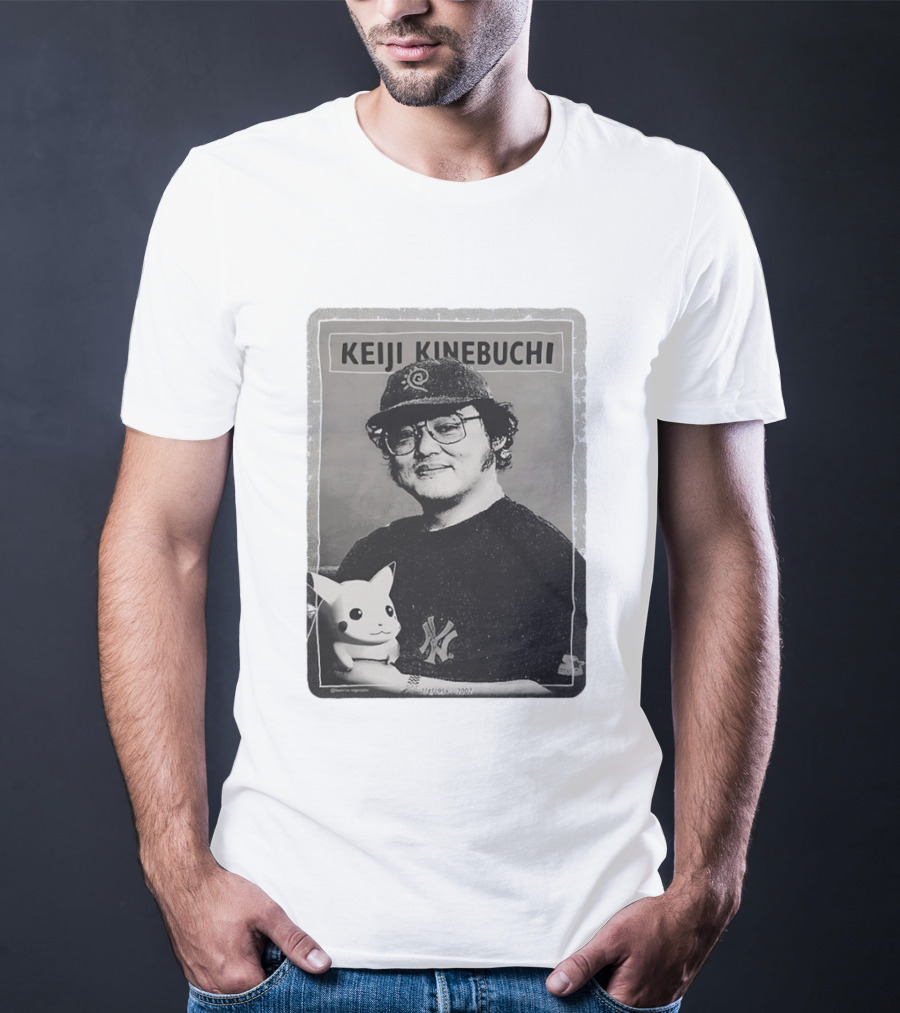 KEIJI KINEBUCHI Memorial 1956 2002 Pikachu NY Yankees Hat T-Shirt