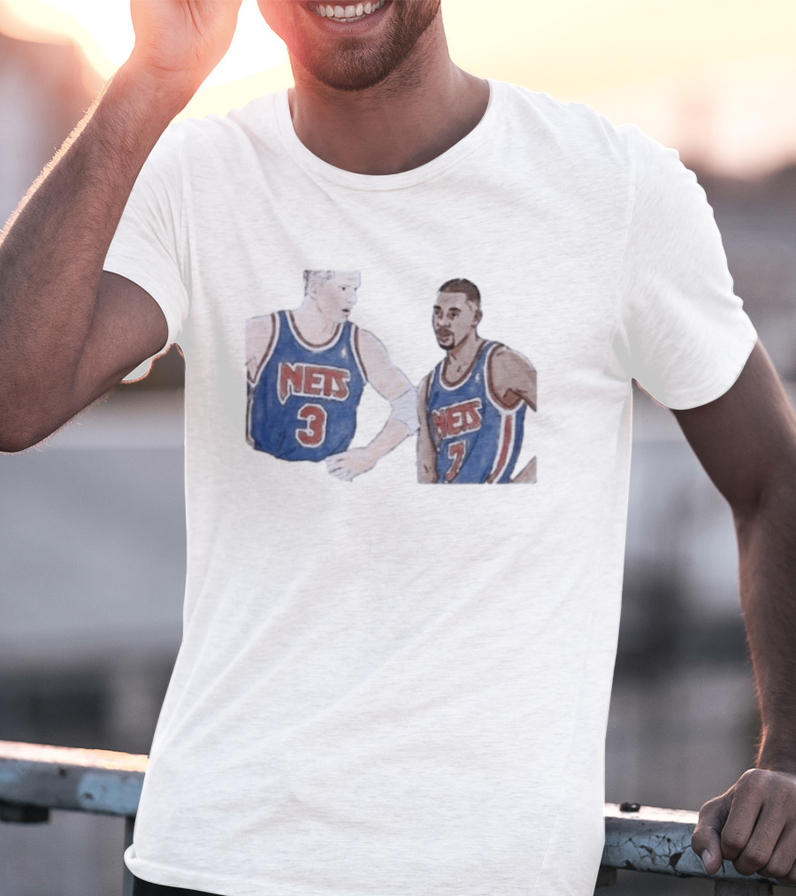 Kenny Anderson And Dražen Petrović Nets 3 And 7 Jerseys T-Shirt