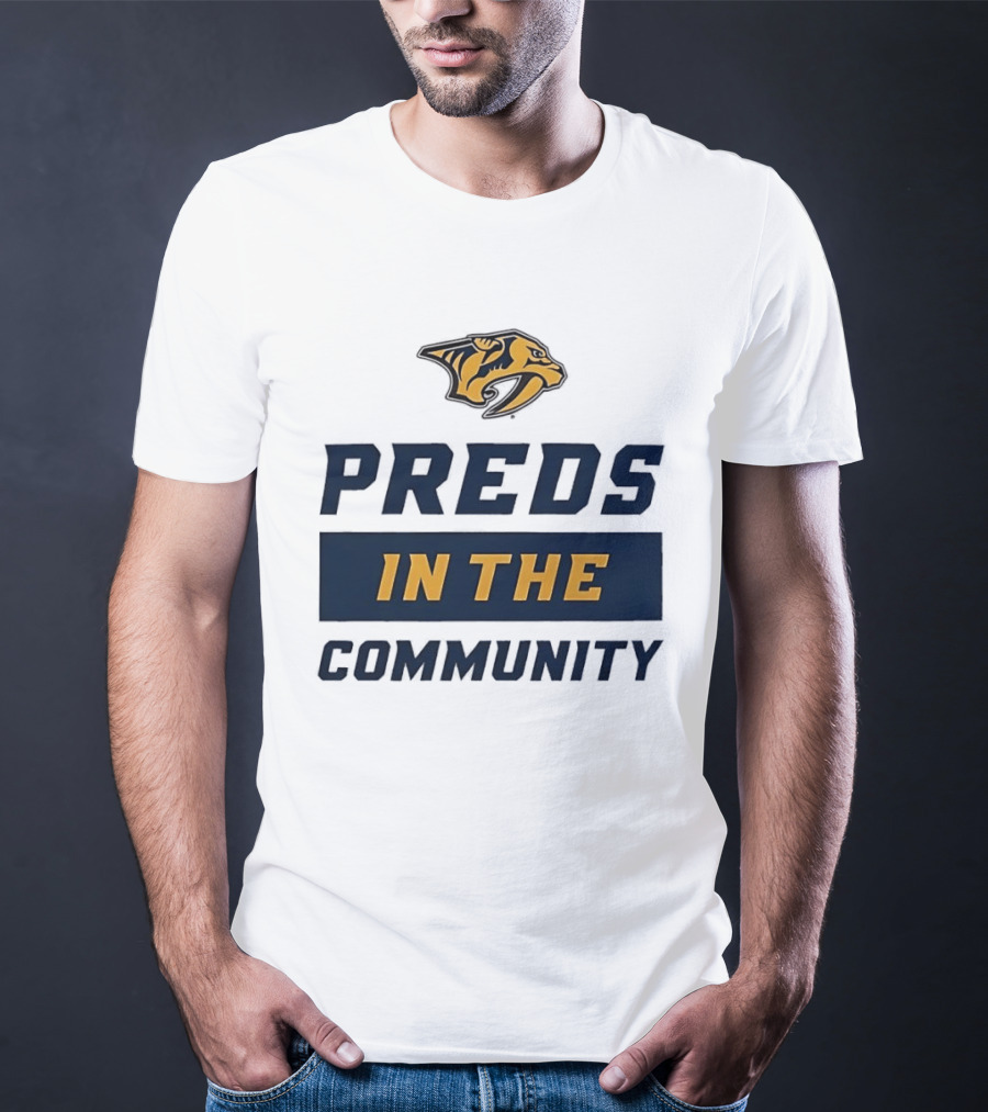 Nashville Predators Preds In The Community T-Shirt