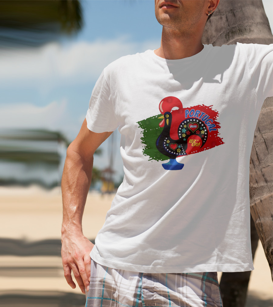 Portugal 2025 Lez Go Galo De Barcelos Rooster T-Shirt