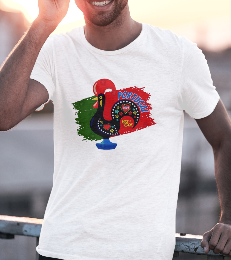 Portugal 2025 Lez Go Galo De Barcelos Rooster T-Shirt