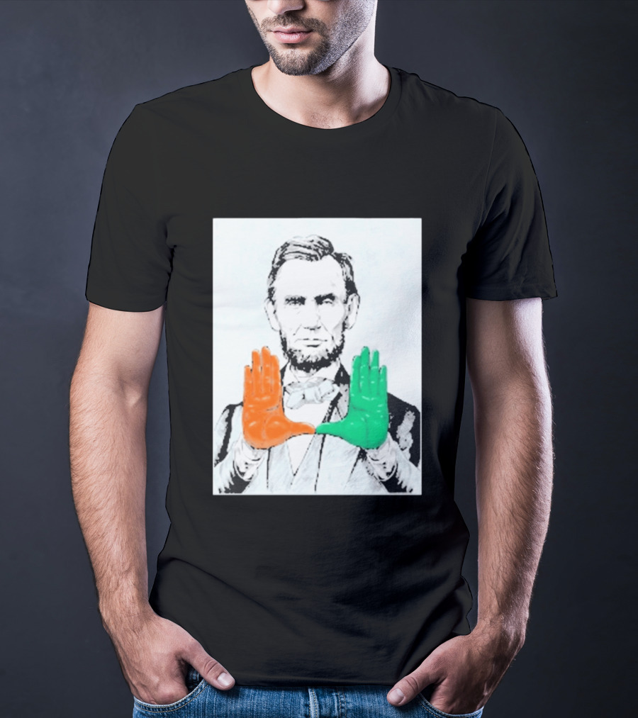 Abraham Lincoln Miami Hurricanes U Hands T-Shirt