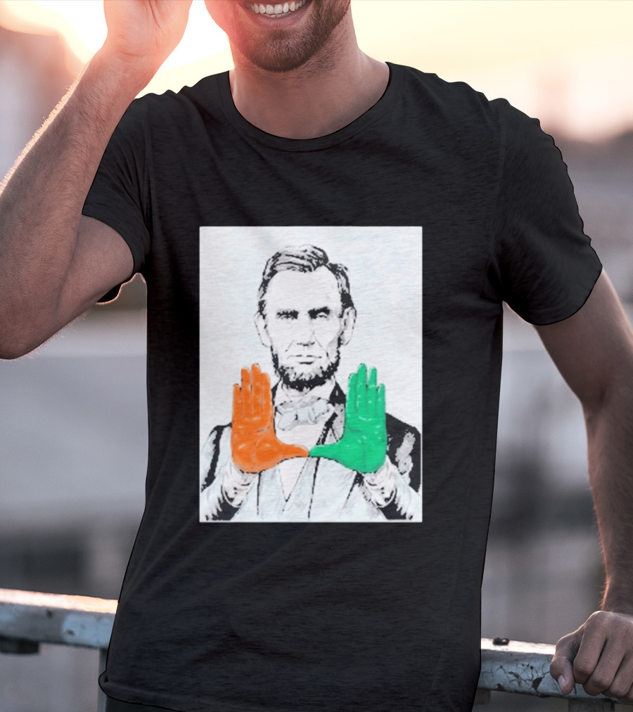 Abraham Lincoln Miami Hurricanes U Hands T-Shirt