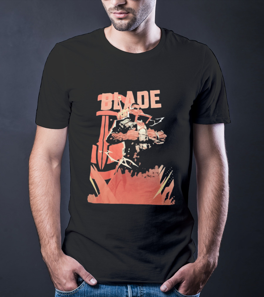 Blade Marvel Comic Vampire Hunter T-Shirt
