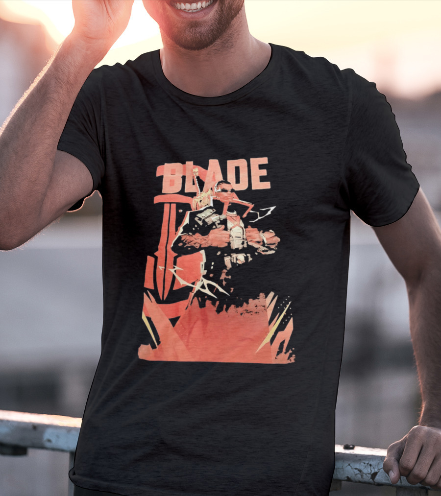 Blade Marvel Comic Vampire Hunter T-Shirt