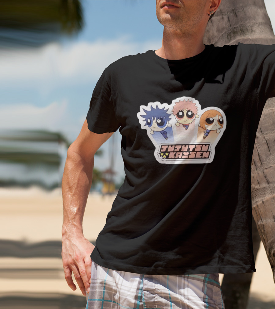 Jujutsu Kaisen Powerpuff Inspired Characters T-Shirt
