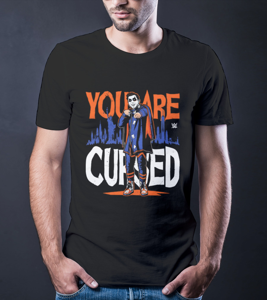 Danhausen WWE NYC You Are Cursed Skyline T-Shirt