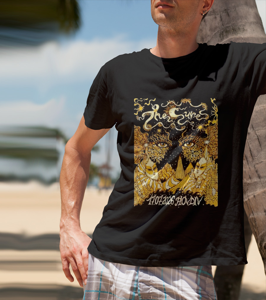 The Cure 17 July 2026 Plovdiv Concert Live Music Event T-Shirt