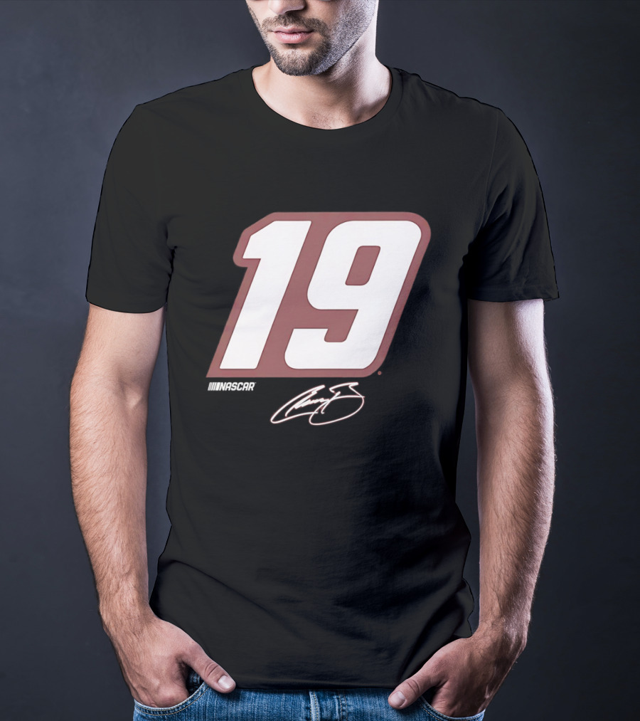 NASCAR Number 19 Racing Motorsport Signature Edition T-Shirt