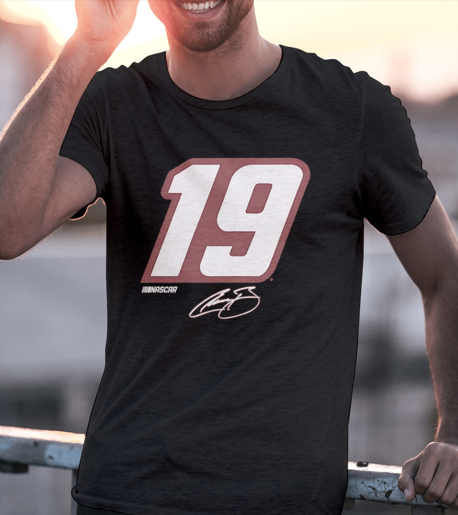 NASCAR Number 19 Racing Motorsport Signature Edition T-Shirt