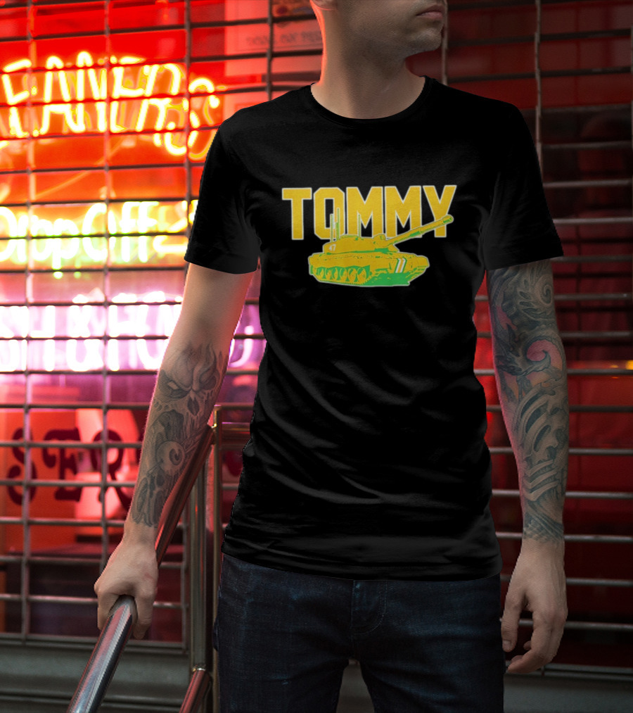 Tommy Tank 47 Athletics Baseball T-Shirt