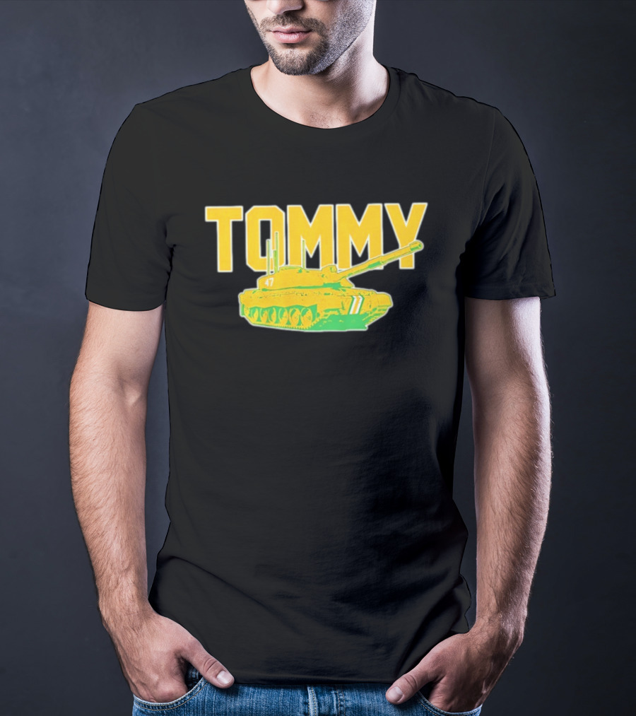 Tommy Tank 47 Athletics Baseball T-Shirt