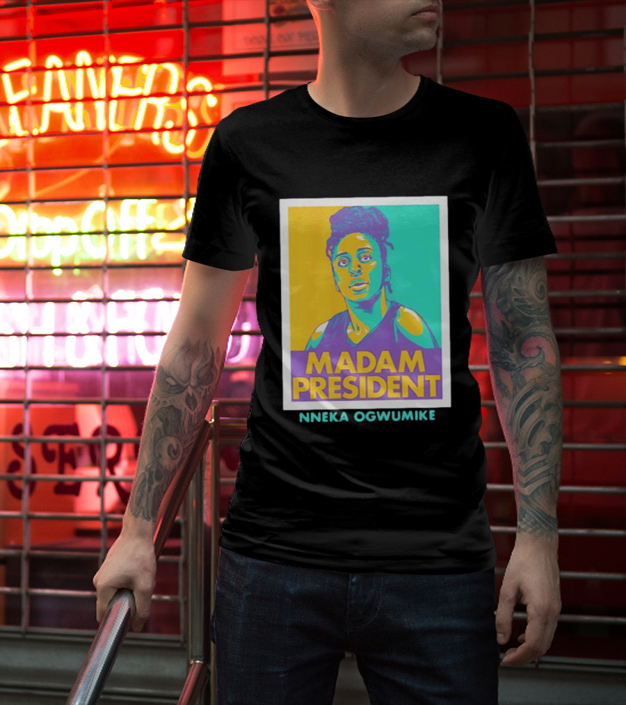 Nneka Ogwumike Madam President Los Angeles Sparks Heroic T-Shirt