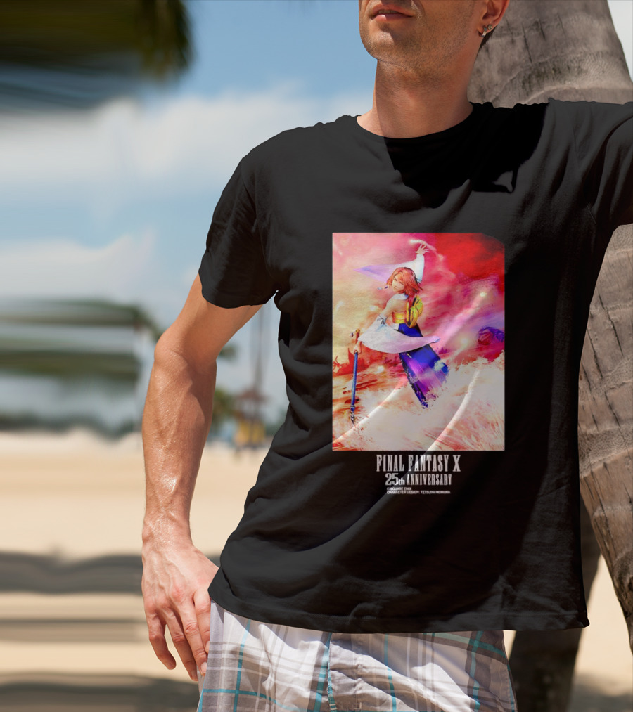 Final Fantasy X 25th Anniversary Yuna Square Enix T-Shirt