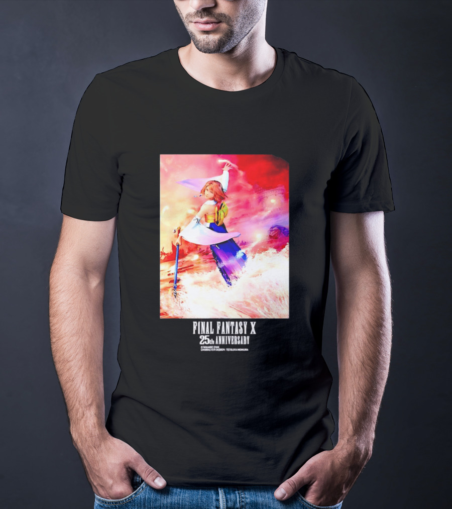 Final Fantasy X 25th Anniversary Yuna Square Enix T-Shirt