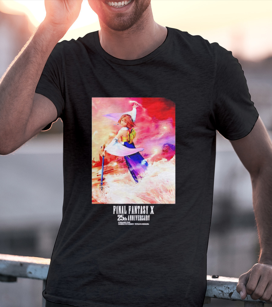 Final Fantasy X 25th Anniversary Yuna Square Enix T-Shirt