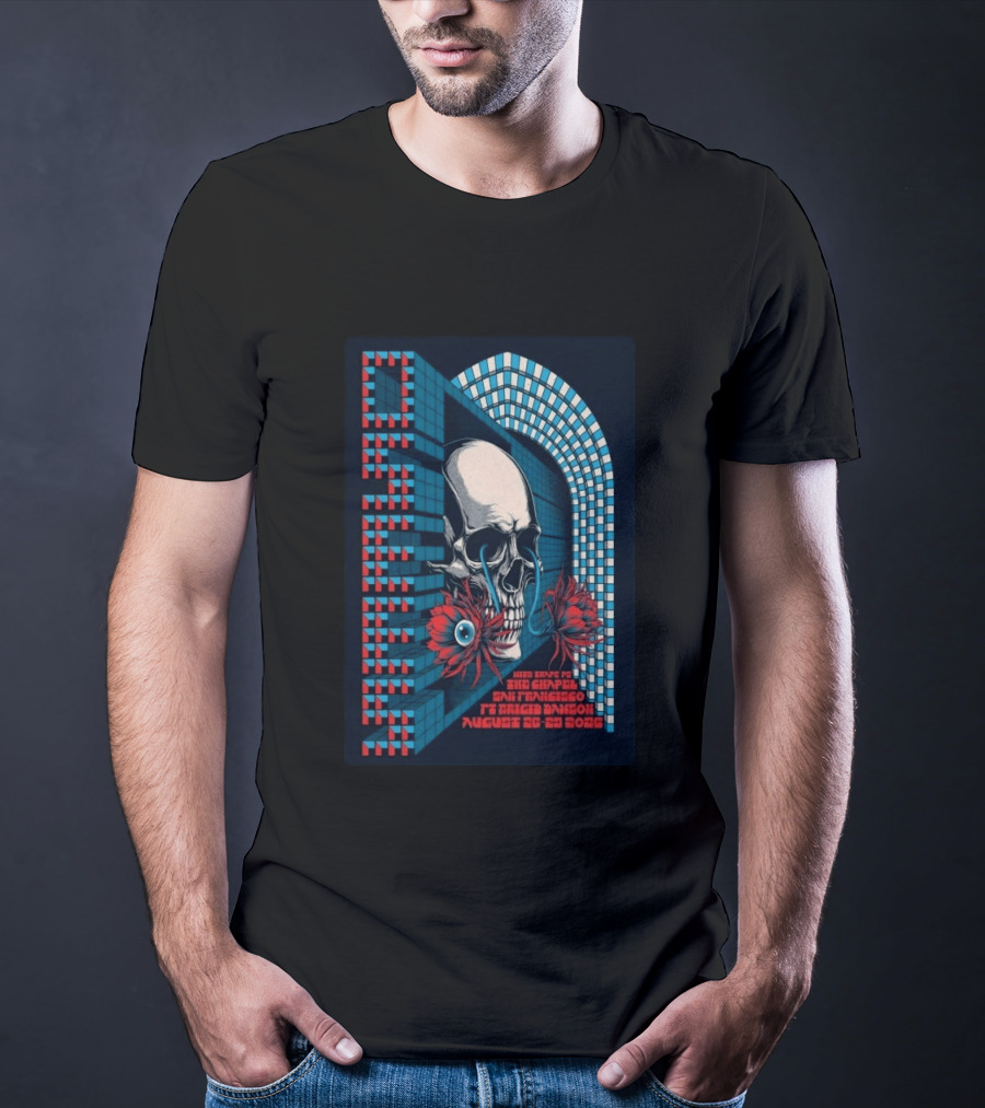 Osees Skull And Flowers August 26 29 2026 San Francisco Tour T-Shirt