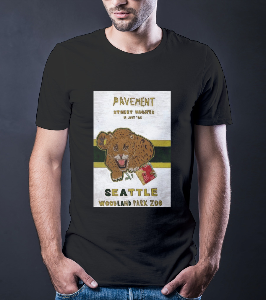 Pavement Street Nights Seattle Woodland Park Zoo July 19 2026 T-Shirt