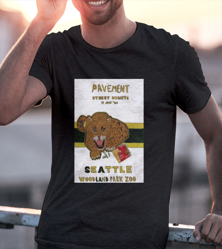 Pavement Street Nights Seattle Woodland Park Zoo July 19 2026 T-Shirt