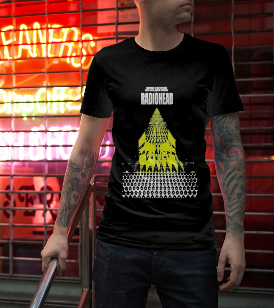 Radiohead Berlin 2025 Tour Dates Uber Arena Germany December 8 9 11 12 T-Shirt