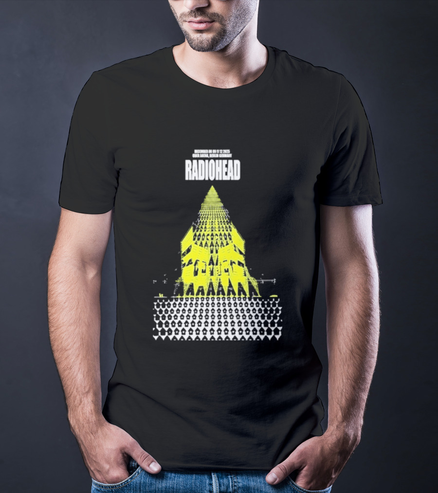 Radiohead Berlin 2025 Tour Dates Uber Arena Germany December 8 9 11 12 T-Shirt