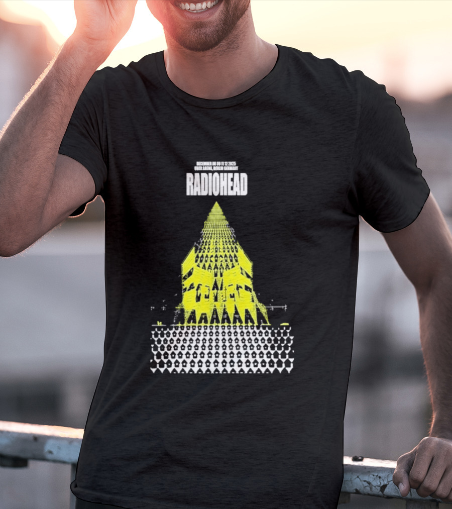 Radiohead Berlin 2025 Tour Dates Uber Arena Germany December 8 9 11 12 T-Shirt