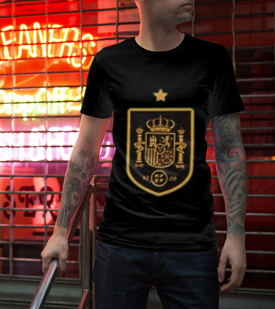 Spain National Team Maroon 1863FC True To Glory Crest T-Shirt