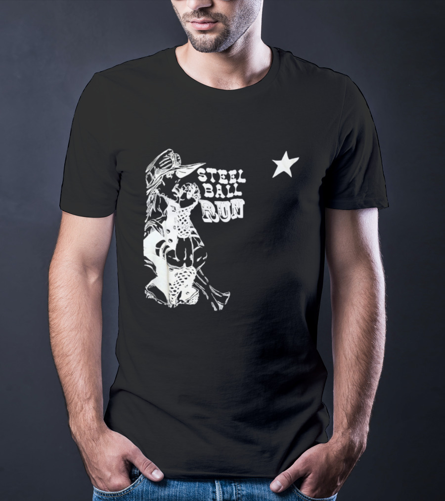 Steel Ball Run Gyro Zeppeli JoJo's Bizarre Adventure Star T-Shirt