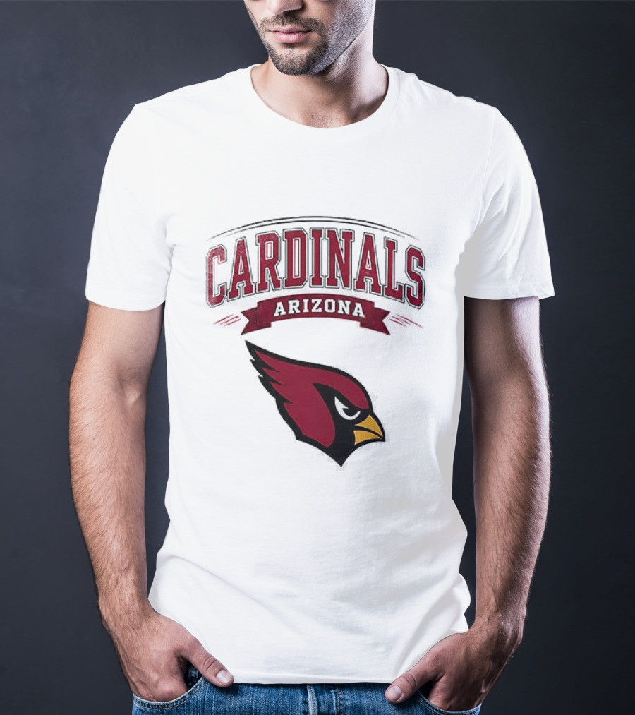 Arizona Cardinals Ghostface Running Football Combination T-Shirt