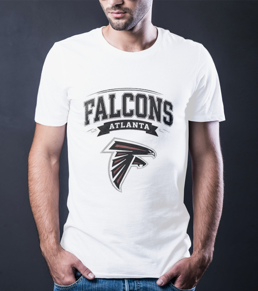 Atlanta Falcons Ghostface Running Football Collaboration Fan Gear T-Shirt