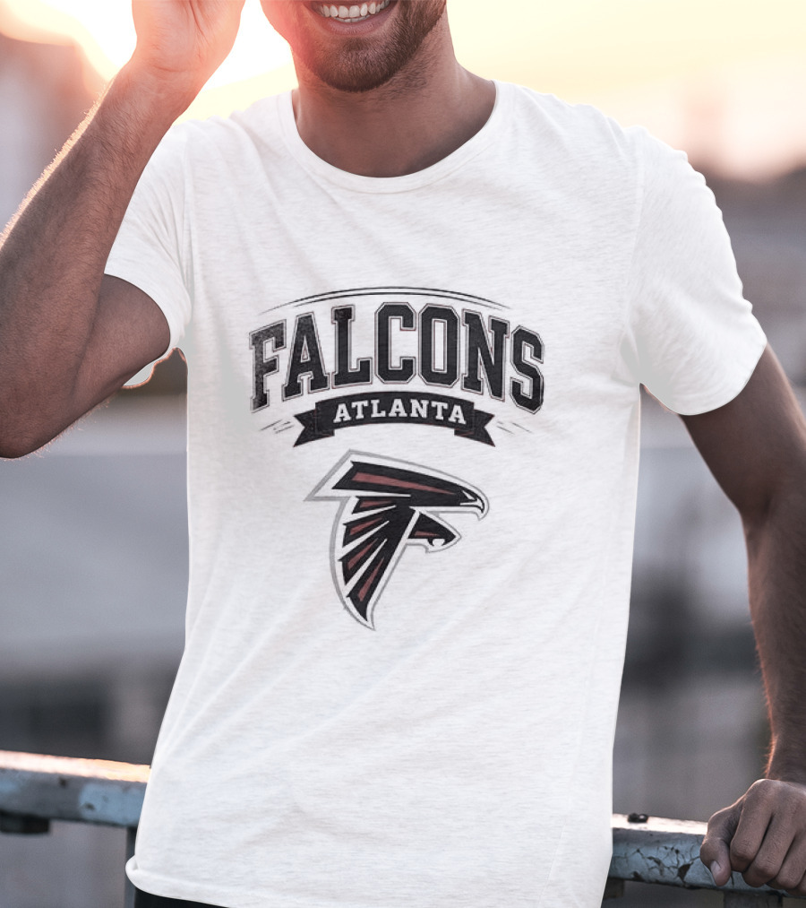 Atlanta Falcons Ghostface Running Football Collaboration Fan Gear T-Shirt