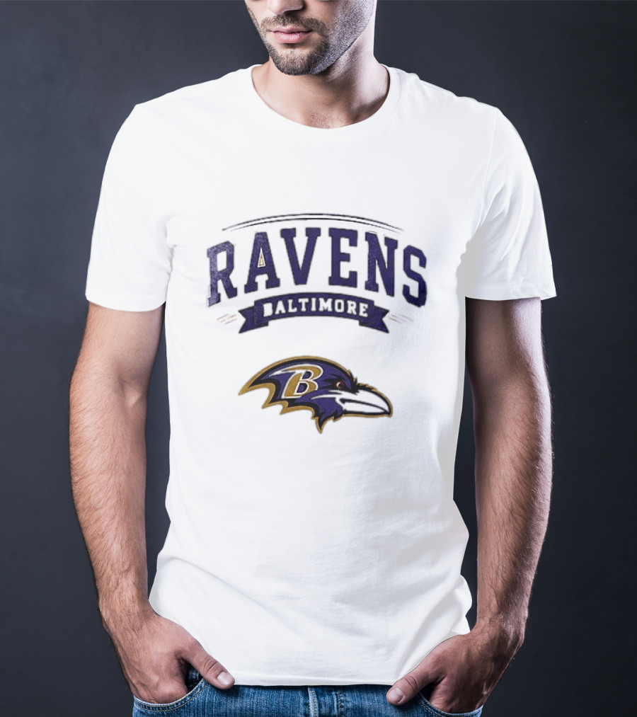 Baltimore Ravens Ghostface Running Football Ravens Baltimore T-Shirt
