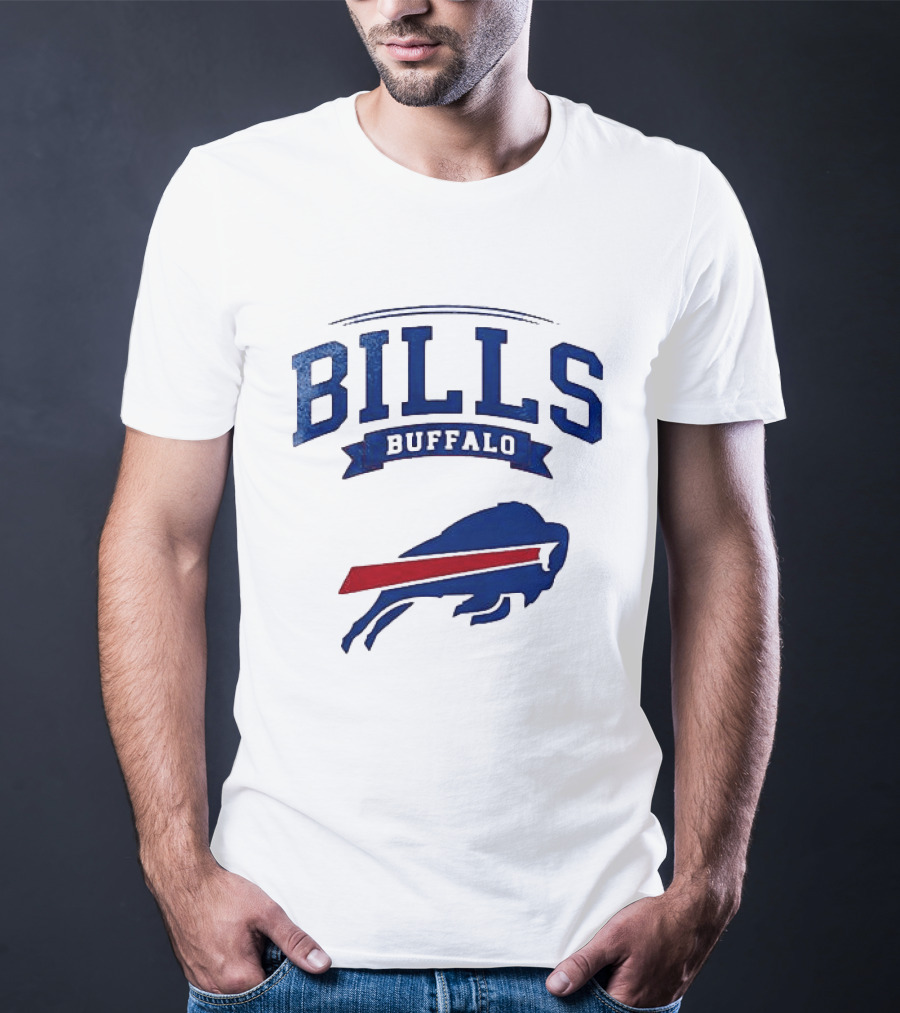 Buffalo Bills Ghostface Running Football T-Shirt