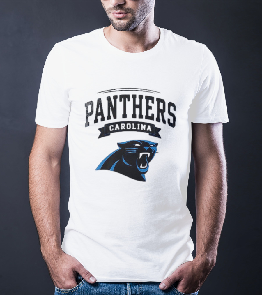 Carolina Panthers Ghostface Crossover Football Collaboration T-Shirt