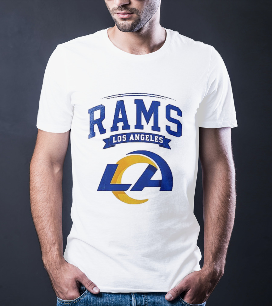 Los Angeles Rams Ghostface Running Football Collaboration T-Shirt