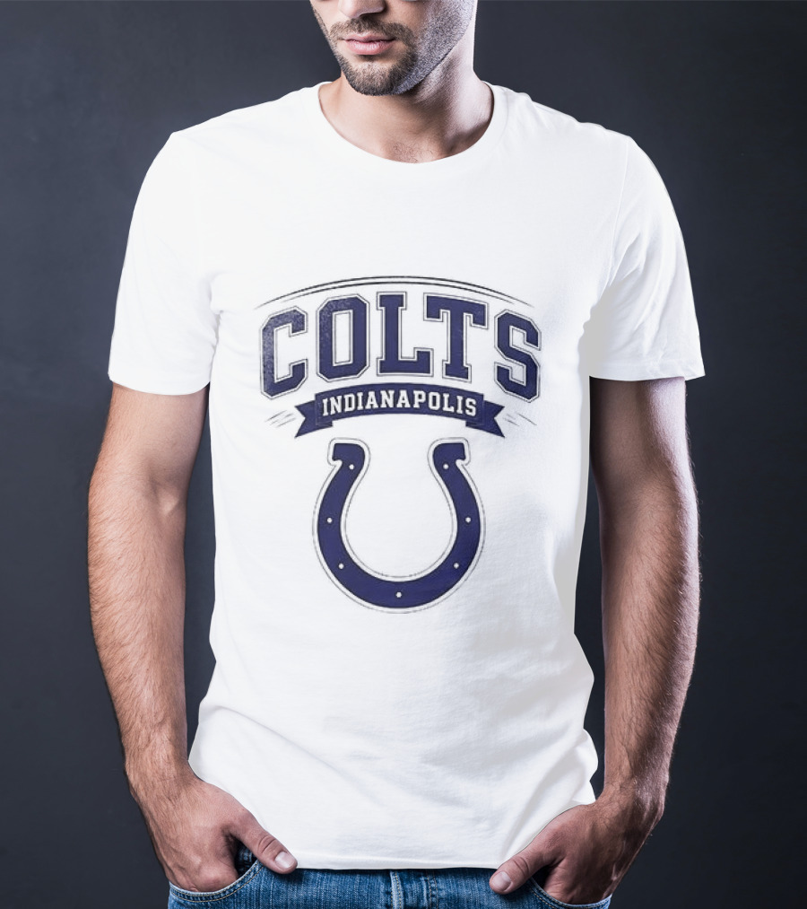 Indianapolis Colts Ghostface Running Football Collaboration T-Shirt