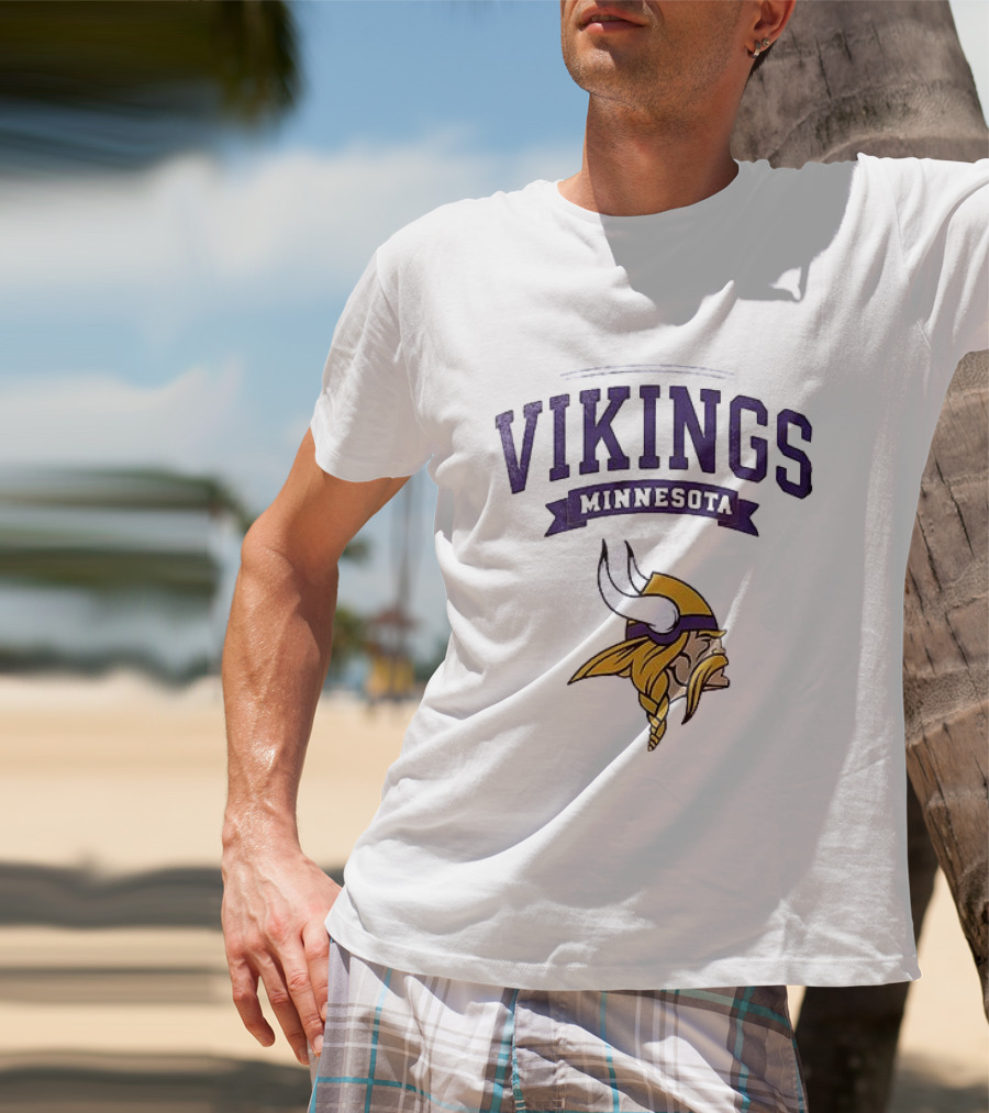 Minnesota Vikings Ghostface Running Football Vikings T-Shirt
