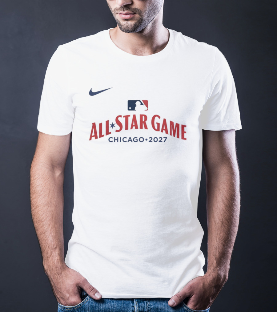 Nike MLB All Star Game 2027 Chicago Baseball Event T-Shirt