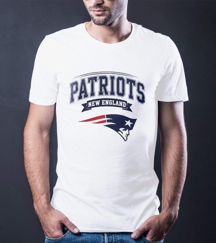 New England Patriots Ghostface Running Football NFL T-Shirt