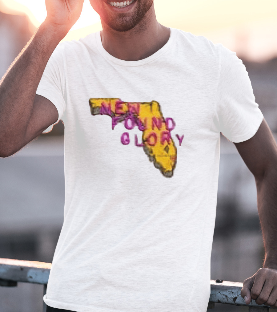 New Found Glory Florida Map You've Gotta Try Do What It Takes To Give Yourself A Break T-Shirt