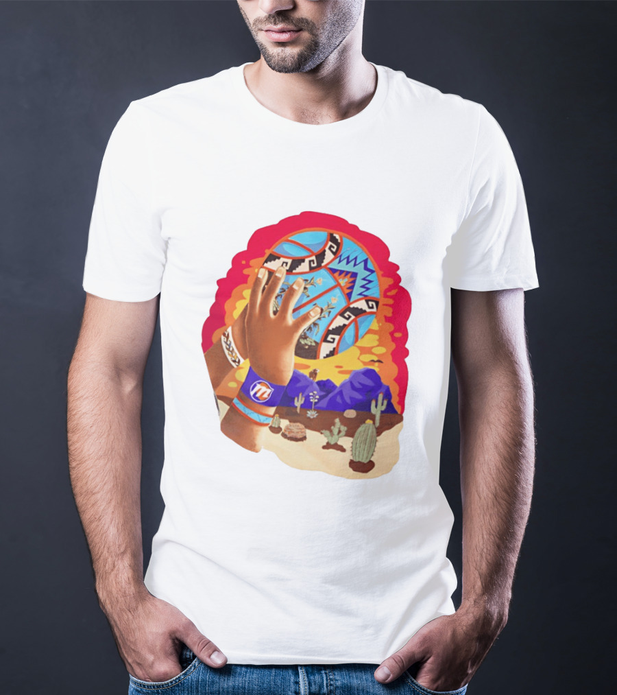 Phoenix Suns Desert Basketball Southwest NBA Cactus Mountain T-Shirt